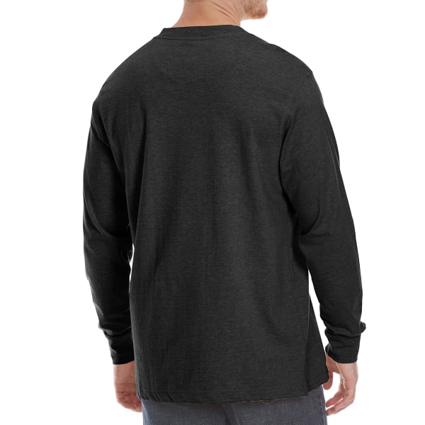 GELERT Men's Sueded Long-Sleeve Henley