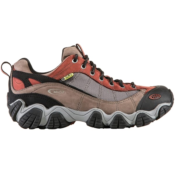 OBOZ Men's Firebrand II Low B-Dry Waterproof Hiking Shoes, Wide