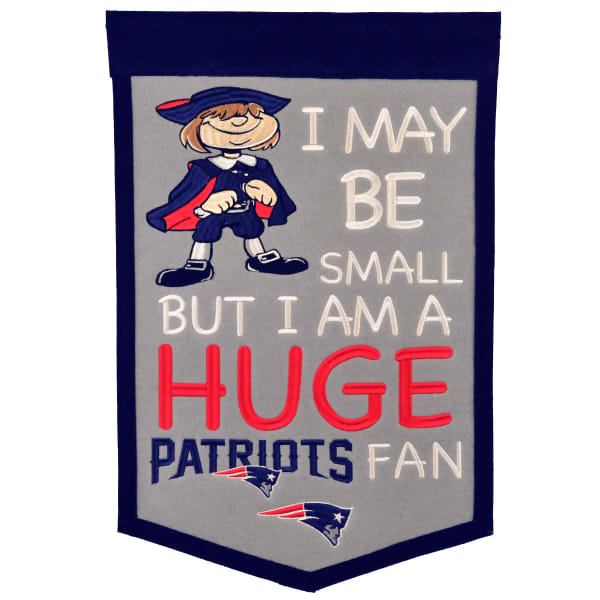 NEW ENGLAND PATRIOTS Lil' Fan Banner