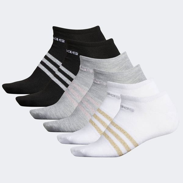 ADIDAS Women's Superlight No Show Socks, 6-Pack