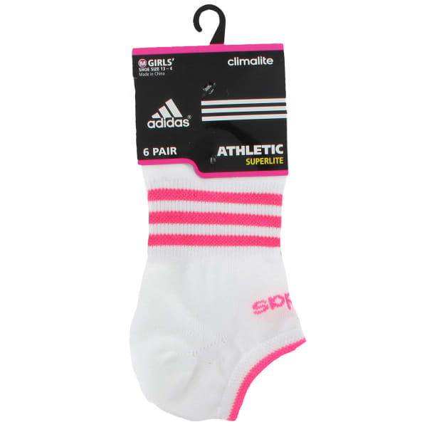 ADIDAS Girls' Superlight No Show Socks