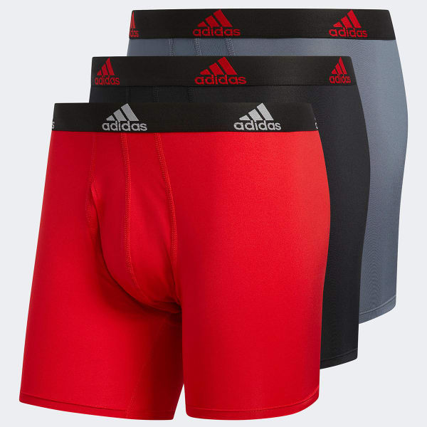 ADIDAS Men's Stretch Climalite Boxers, 3-Pack