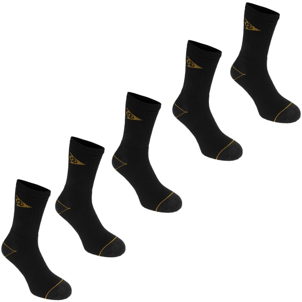 DUNLOP Men's Work Socks, 5-Pack