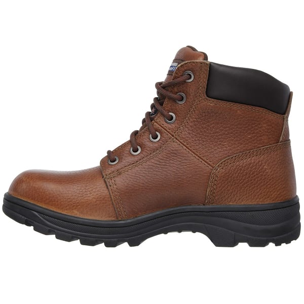 SKECHERS Men's 6 in. Work: Relaxed Fit - Workshire Steel Toe Work Boots ...