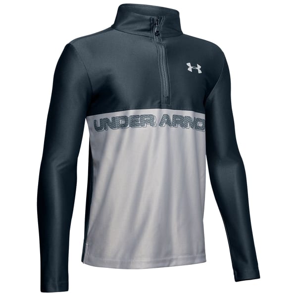 UNDER ARMOUR Boys' Tech Half Zip Long-Sleeve Shirt