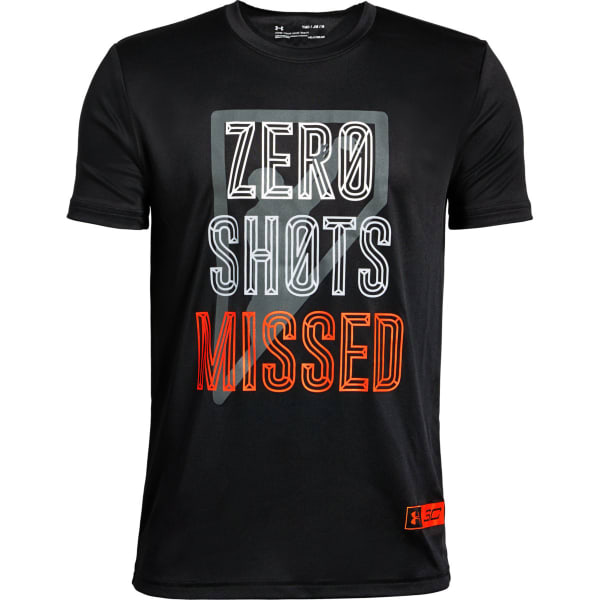 UNDER ARMOUR Boys' SC30 Zero Shots Missed Short Sleeve Tee