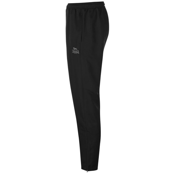 Lonsdale Poly Pant Mens Gents Tracksuit Bottoms Zip Elasticated Waist ...