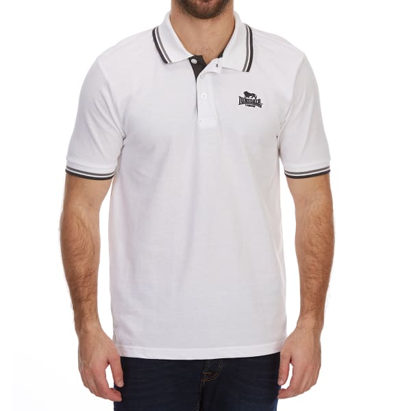 LONSDALE Men's Short-sleeve Tipped Polo Shirt - Bob’s Stores