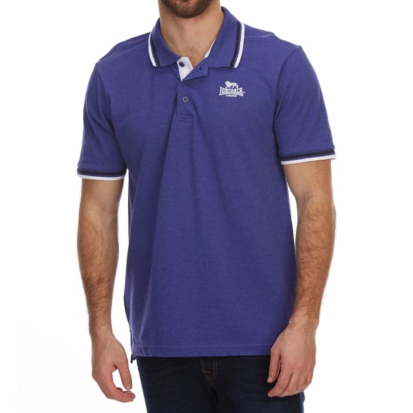 LONSDALE Men's Short-sleeve Tipped Polo Shirt