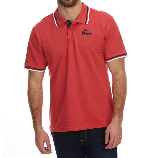 LONSDALE Men's Short-sleeve Tipped Polo Shirt