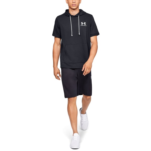 UNDER ARMOUR Men's Sportstyle Terry Short-Sleeve Hoodie