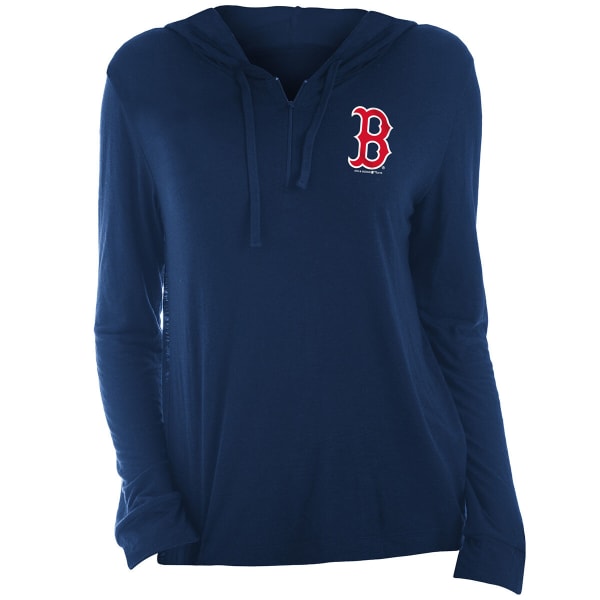 BOSTON RED SOX Women's Half Zip Pullover Hoody