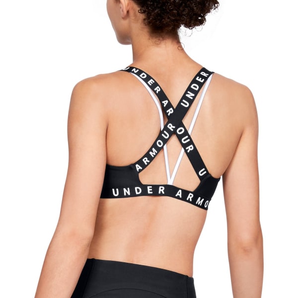 Under Armour Women's Wordmark Strappy Sportlette Sports Bra