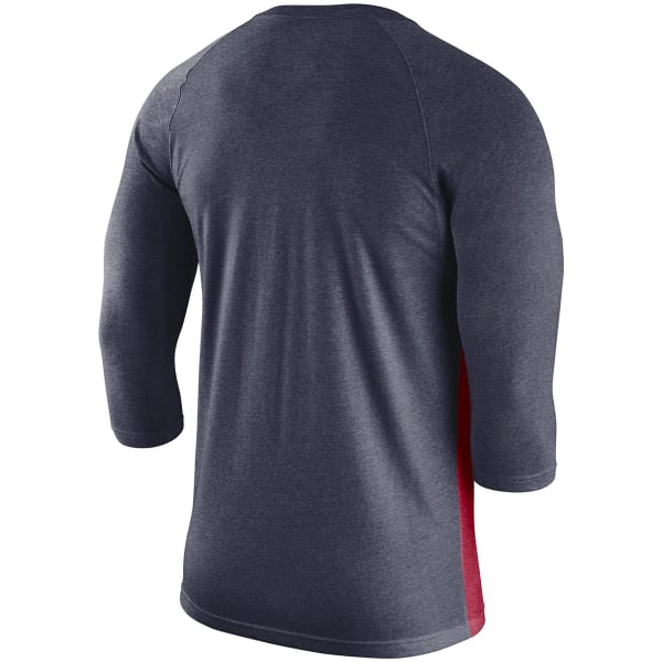 Men's Nike Red Boston Red Sox 3/4-Sleeve Raglan T-Shirt