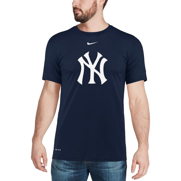 Nike New York Yankees Navy Blue Logo Legend Short Sleeve T Shirt