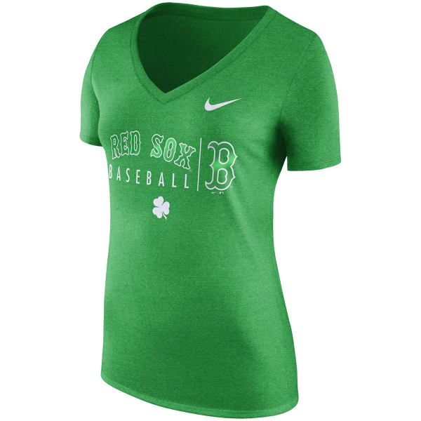 BOSTON RED SOX Women's St. Patrick's Day Practice Short-Sleeve Tee