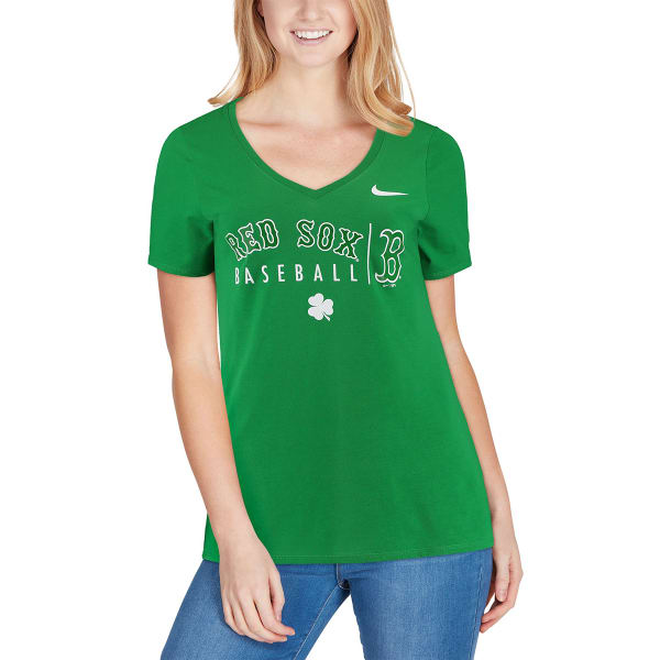 BOSTON RED SOX Women's St. Patrick's Day Practice Short-Sleeve Tee