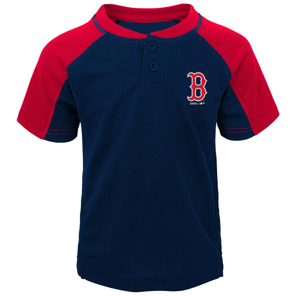 BOSTON RED SOX Toddler Play Strong Henley/Shorts Set