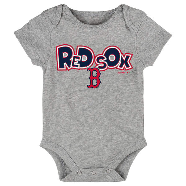 BOSTON RED SOX Infant Boys' Every Fan Bodysuits, 3-Pack