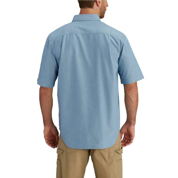 CARHARTT Men's Fort Short-Sleeve Chambray Shirt