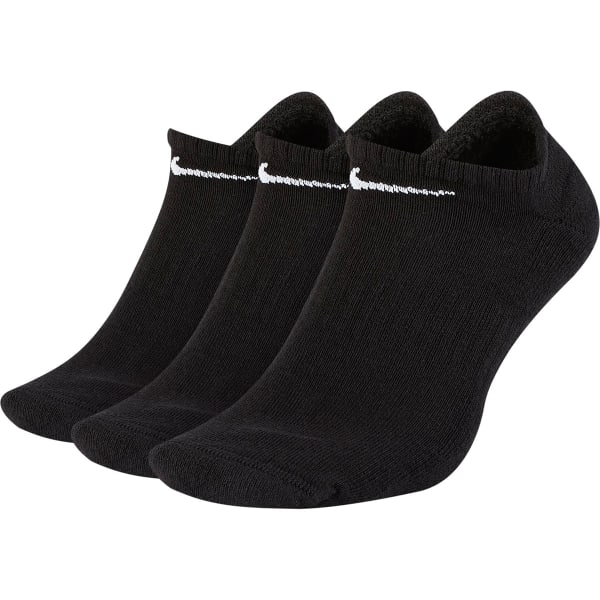 NIKE Men's Everyday Cushion No Show Socks, 3-Pack