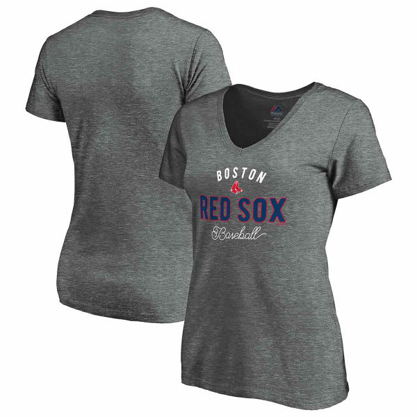 BOSTON RED SOX Women's Need Ticket Short-Sleeve V-Neck Tee