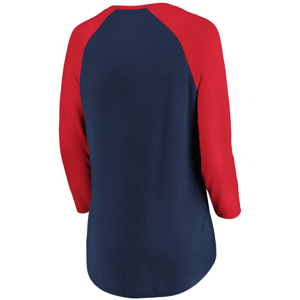 BOSTON RED SOX Women's This Decides It 3/4 Raglan Sleeve Tee