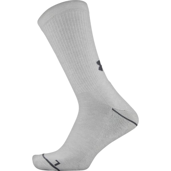 UNDER ARMOUR Men's Phenom 5.0 Crew Socks, 3-Pack