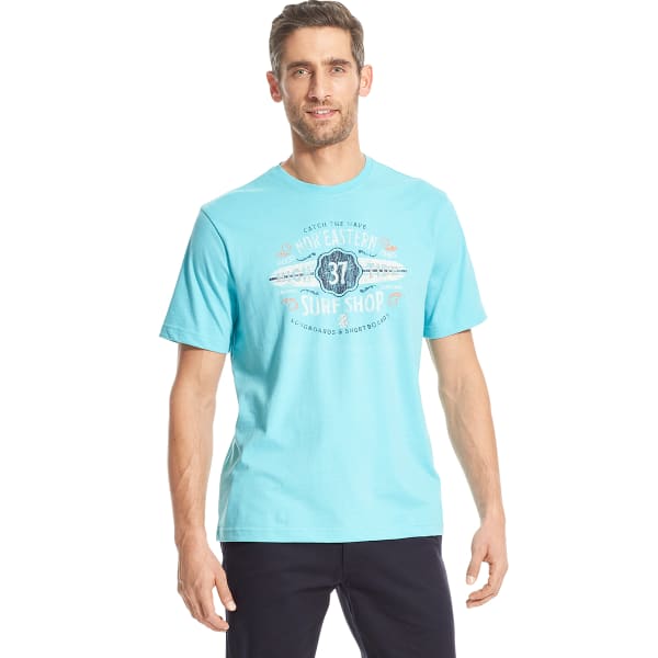 IZOD Men's Saltwater Comfort Short Sleeve Graphic T-Shirt 