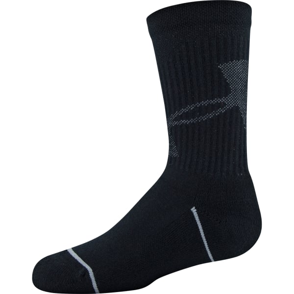 UNDER ARMOUR Boys' Phenom 5.0 Crew Socks, 3-Pack