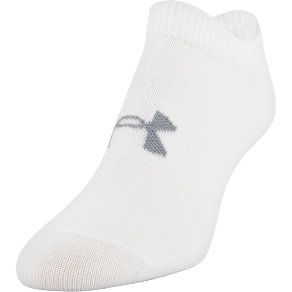 UNDER ARMOUR Women's Essential No Show Socks, 6-Pack