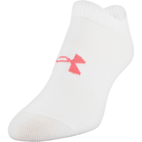 UNDER ARMOUR Women's Essential No Show Socks, 6-Pack