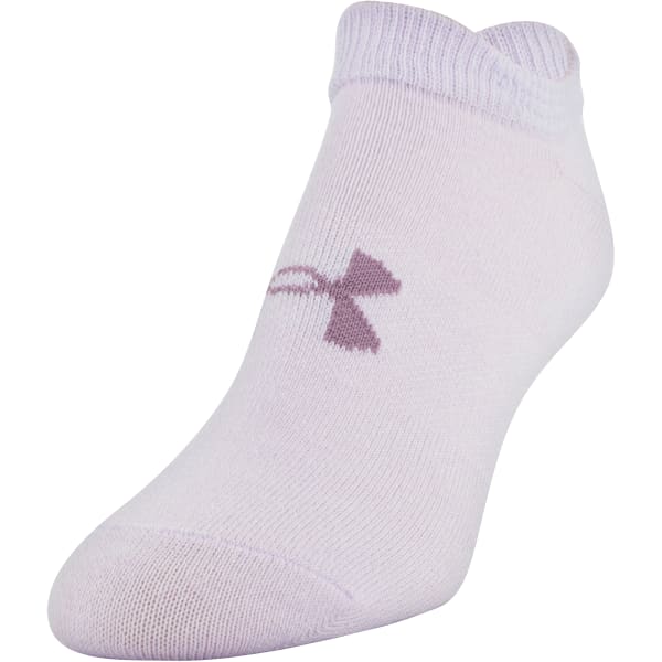 UNDER ARMOUR Women's Essential No Show Socks, 6-Pack