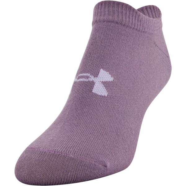 UNDER ARMOUR Women's Essential No Show Socks, 6-Pack