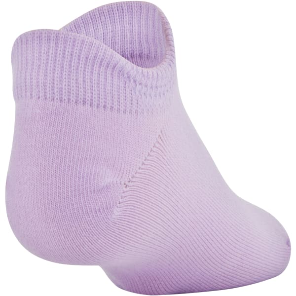 UNDER ARMOUR Girls' Essential No Show Socks, 6-Pack