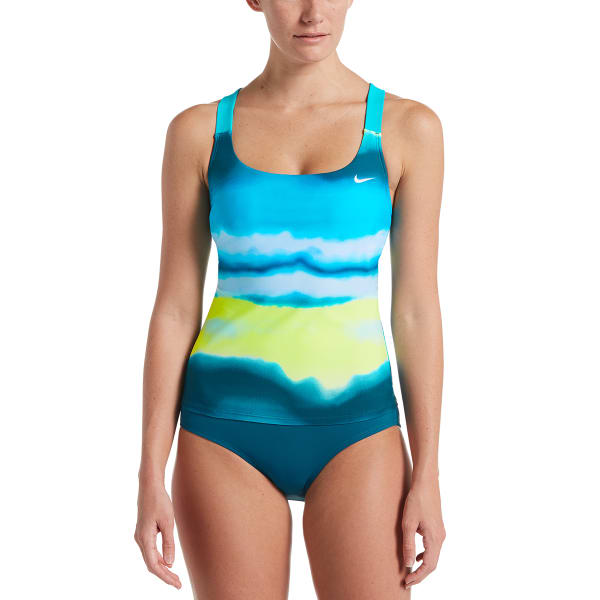 NIKE Women's Neon Molten Edge V-Back Tankini