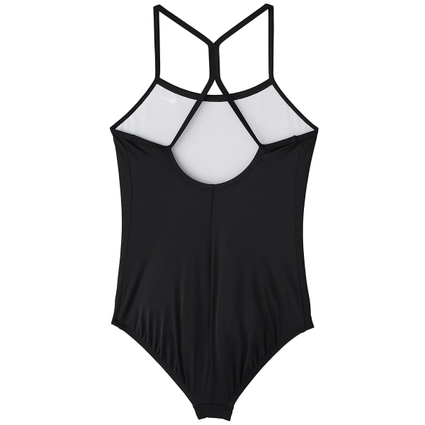 NIKE Big Girls' Solid Racerback One-Piece Swimsuit