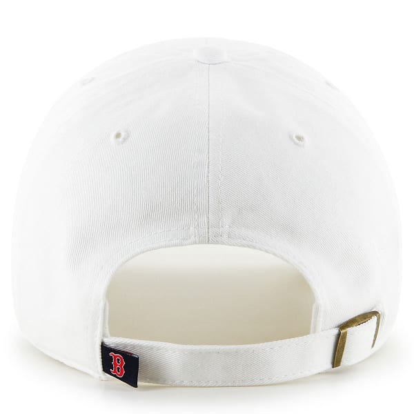 BOSTON RED SOX Men's Cleanup White Adjustable Hat