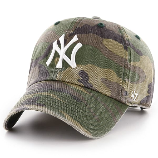 NEW YORK YANKEES Men's Camo Cleanup Adjustable Hat