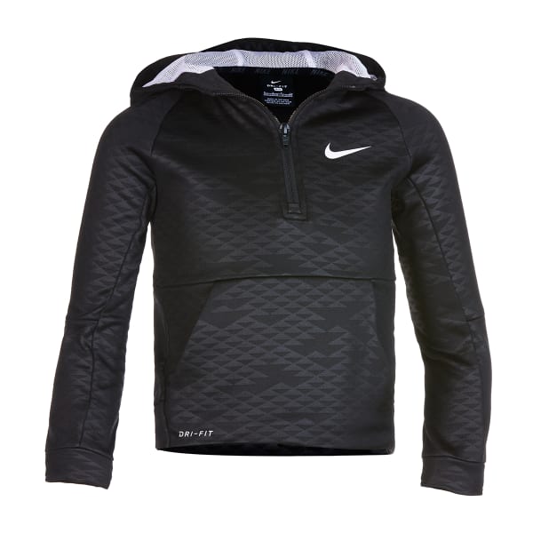 NIKE Little Boys' Therma Embroidered Half-Zip Pullover Hoodie
