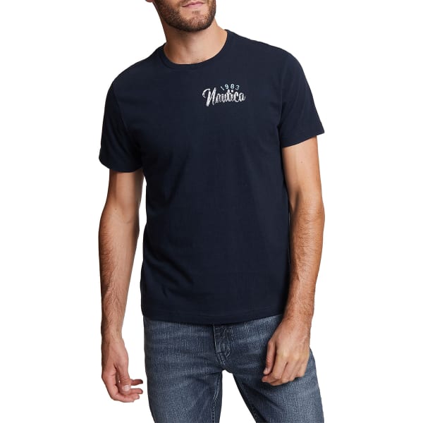 NAUTICA Men's Maritime Sailing Short-Sleeve Graphic Tee