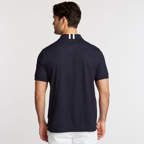 NAUTICA Men's Solid Navtech Polo