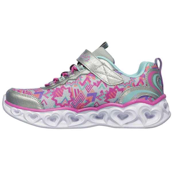 SKECHERS Little Girls' S Lights: Heart Lights Shoes