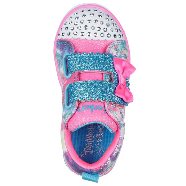 SKECHERS Girls' Twinkle Toes Shuffles Sparkle Lite Sneakers