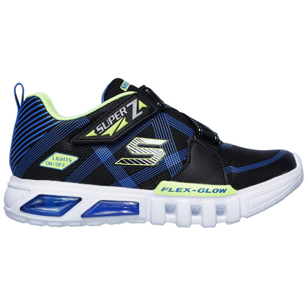 SKECHERS Boys' Flex Glow Parrox Light Up Shoes