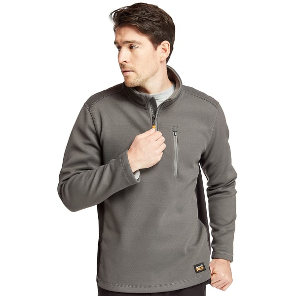 TIMBERLAND PRO Men's Studwall 1/4-Zip Textured Fleece Pullover