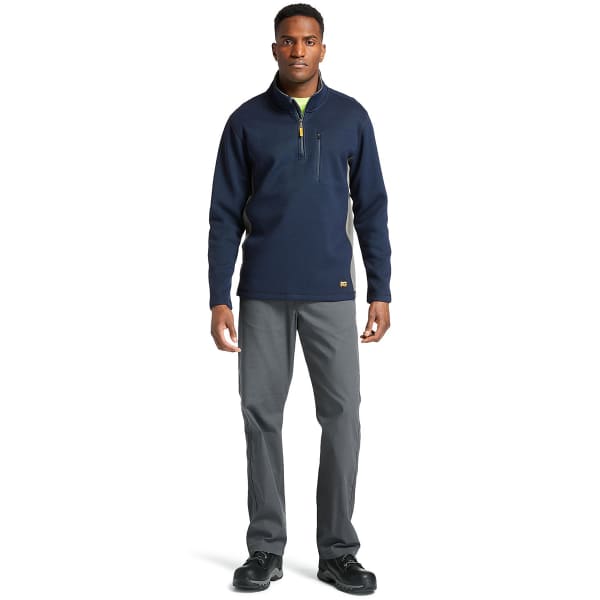 TIMBERLAND PRO Men's Studwall 1/4-Zip Textured Fleece Pullover