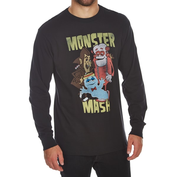 BODY RAGS Guys' Monster Cereals Mash Long-Sleeve Tee