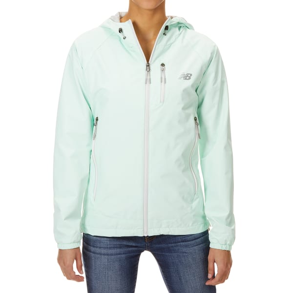 NEW BALANCE Women's Solid ID Dobby Hooded Jacket with Chest Pocket