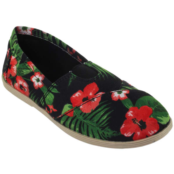 OLIVIA MILLER Women's Canvas Slip On Shoes